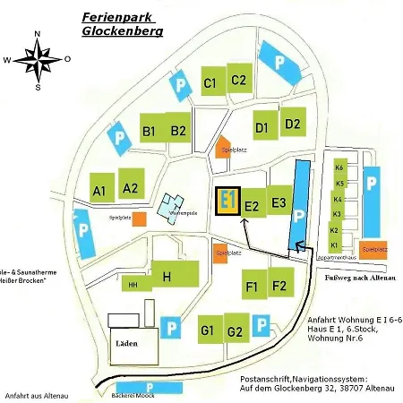 Apartment Ferienwohnung Glockenberg *